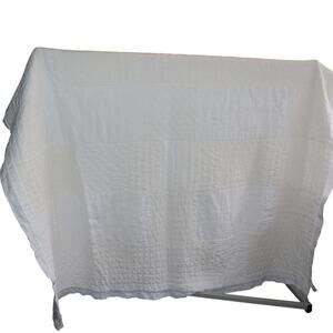 Pottery Barn Linen Cotton Queen‎ Bedspread 92x88 White